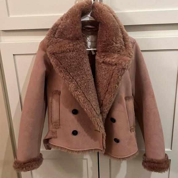 Avec les filles suede Sherpa coat - Picture 2 of 4
